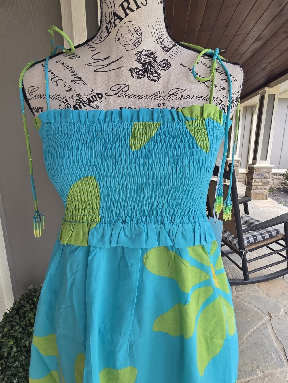Resort Ready! Smocked Summer Midi Dress-NWT - Picture 16 of 16